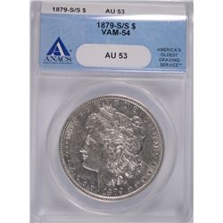 1879-S/S MORGAN DOLLAR VAM 54 ANACS AU-53