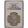 Image 1 : ULTRA RARE 1880 MORGAN DOLLAR, ( VAM-8 ) 8/7  "EARS", NGC AU DETAILS, CLEANED