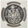 Image 3 : 1962 CANADIAN HALF DOLLAR, NGC PL-66 ULTRA CAMEO!  RARE!!