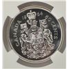 Image 3 : 1964 CANADIAN HALF DOLLAR, NGC PL-67 ULTRA CAMEO!  RARE
