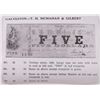 Image 2 : RARE TEXAS CONFEDERATE PRINTING BLOCK THAT PRODUCED AN 1862  FIVE DOLLAR NOTE