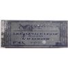 Image 1 : RARE TEXAS CONFEDERATE PRINTING BLOCK THAT PRODUCED AN 1862 25-CENT NOTE