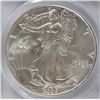 Image 2 : 2005 AMERICAN SILVER EAGLE, PCGS MS-70 RARE LISTS IN PCGS PRICE GUIDE AT $700.00
