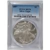 Image 1 : 2007 AMERICAN SILVER EAGLE, PCGS MS-70 PERFECT!