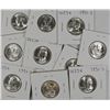 Image 1 : (10) CH BU 1951-S WASHINGTON QUARTERS