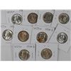 Image 1 : (10) CH BU 1954-D WASHINGTON QUARTERS