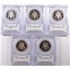 Image 2 : (5) PROOF 2013-S KENNEDY HALF DOLLARS PCGS PR-69 DCAM