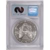 Image 4 : 2001 SILVER AMERICAN EAGLE PCGS GEM UNC (WORLD TRADE CENTER GROUND RECOVERY ZONE