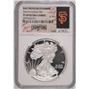 Image 1 : 2014-W PROOF SILVER AMERICAN EAGLE NGC PF-69 UC (WORLD SERIES CHAMPS SAN