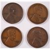 Image 1 : (4) 1924-D LINCOLN CENTS (GRADING SET) (GOOD, VG, FINE, VF)