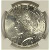 Image 2 : 1923-D PEACE DOLLAR NGC MS-63