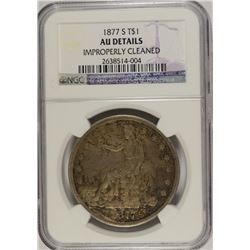 1877-S TRADE DOLLAR NGC AU DETAILS