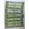 Image 2 : (5) 1923 $1 SILVER CERTIFICATE'S