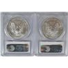 Image 2 : 2004 & 2005 AMERICAN SILVER EAGLES, PCGS MS-69