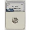 Image 1 : 1961 ROOSEVELT DIME, PCI MS-67 FULL TORCH!