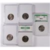 Image 2 : (5) ANI & UNC GRADED 1999 STATE  QUARTERS: ( 3 ) 1999-P MS-69  & (2) 99-D MS-68