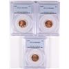 Image 1 : ( 3 ) 1939 LINCOLN CENTS, PCGS MS-66 RED