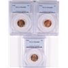 Image 1 : ( 3 ) 1942 LINCOLN CENT, PCGS MS-66 RED