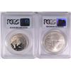 Image 2 : 1991-95 WWII COMMEM HALF DOLLAR PCGS PR69 & 1990-W IKE COMMEM DOLLAR, PCGS MS-69
