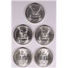 Image 2 : ( 5 ) GEM BU 1946-S WASHINGTON QUARTERS