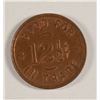 1800'S-1900'S JAKE NAFSTED NATIVE COPPER TOKEN TONSINA , ALASKA