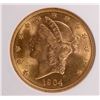 Image 2 : 1904 $20.00 GOLD LIBERTY CCGS MS-65 FROSTY LUSTRE! RARE!