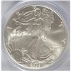 Image 2 : 2003 AMERICAN SILVER EAGLE, PCGS MS-70! PERFECT!