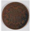 Image 1 : 1871 TWO CENT PC VG/F