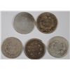 Image 2 : (5) 1845 SEATED DIMES