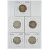 (5) 1899 BARBER QUARTERS