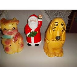 3 Cookie Jars