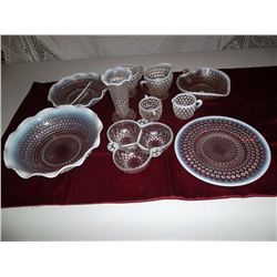 Hob Nail Glass 10 pcs