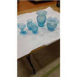 Hob Nail Glass 5 pcs