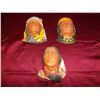 Image 1 : Indian Chief Heads 3 pcs (chalkware)