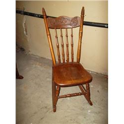 Press Back Nursing Rocker