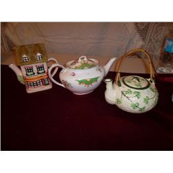 Royal Albert Tea Pot  2 other Tea Pots