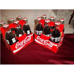 Unopened Coke Bottles Six Pack (2)