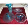 Image 1 : Blue Glass 4 pcs