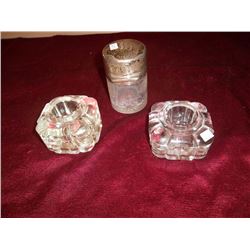 Ink Wells (3) One Sterling Silver Tip