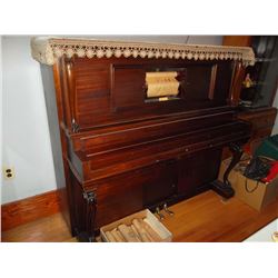 Dominion Player Piano with 12 Rolls