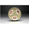 Image 1 : [Moorcroft] Pomegranate and Blackberry and Leaf Panels Plate, c.1916-18...
