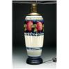Image 1 : [Moorcroft] Banded Pomegranate Table Lamp, c.1925...