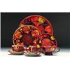 Image 2 : [Moorcroft] FlambÈ Grape and Leaf Service, c.1928-34...