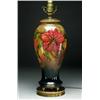 Image 1 : [Moorcroft] FlambÈ Hibiscus Table Lamp, 1950’s...