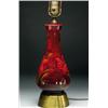 Image 1 : [Moorcroft] FlambÈ Freesia Table Lamp, c.1955...