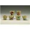 Image 1 : [Moorcroft] Six Saki Cups, limited edition of 500, c.1988...