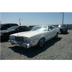 75 FORD GRAN TORINO  2DR. - T - `DRIVE