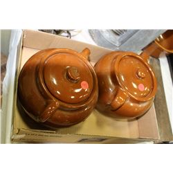 Sunburst Bean Pot - 1 Alberta Pottery Bean Pot (choice)