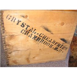 Crystal Creamery, Cranbrook, B.C. Butter Box