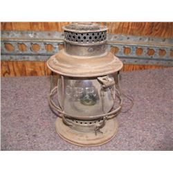 CPR Railroad Lantern - with Embossed Globe